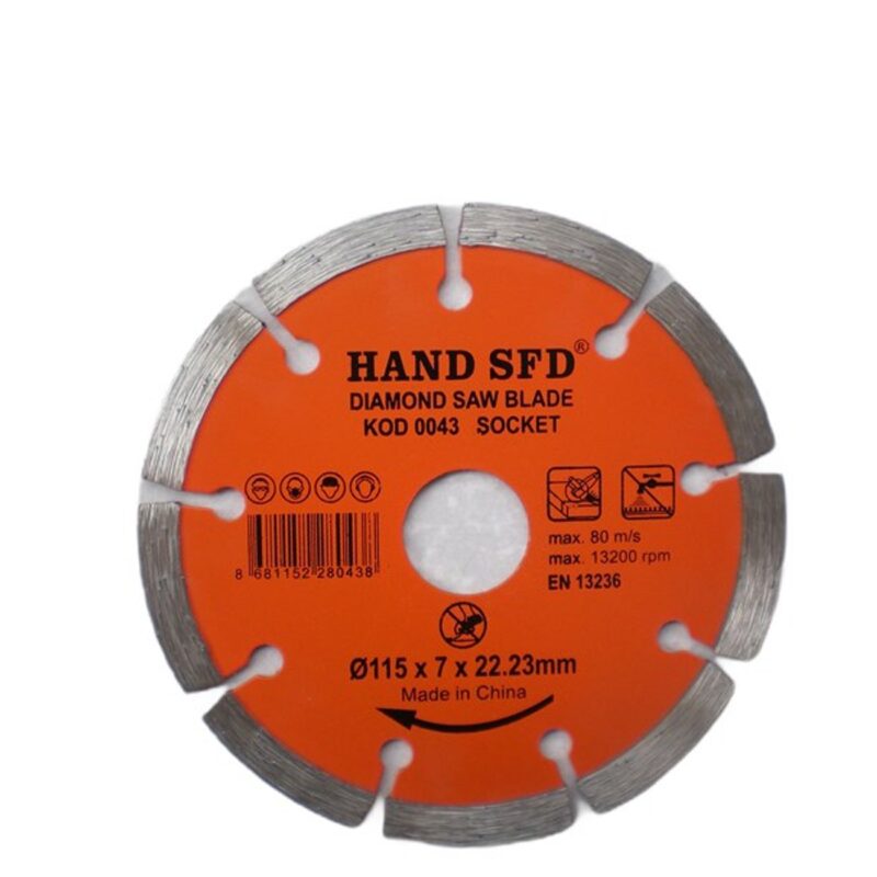 MERMER GRANİT BETON TURBO ELMAS TESTERE KESİCİ 115mm 6040