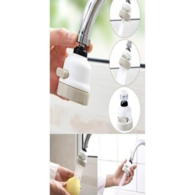 kubar 365 Oynar Başlıklı Musluk Başlığı 3 Fonksiyonlu Beyaz