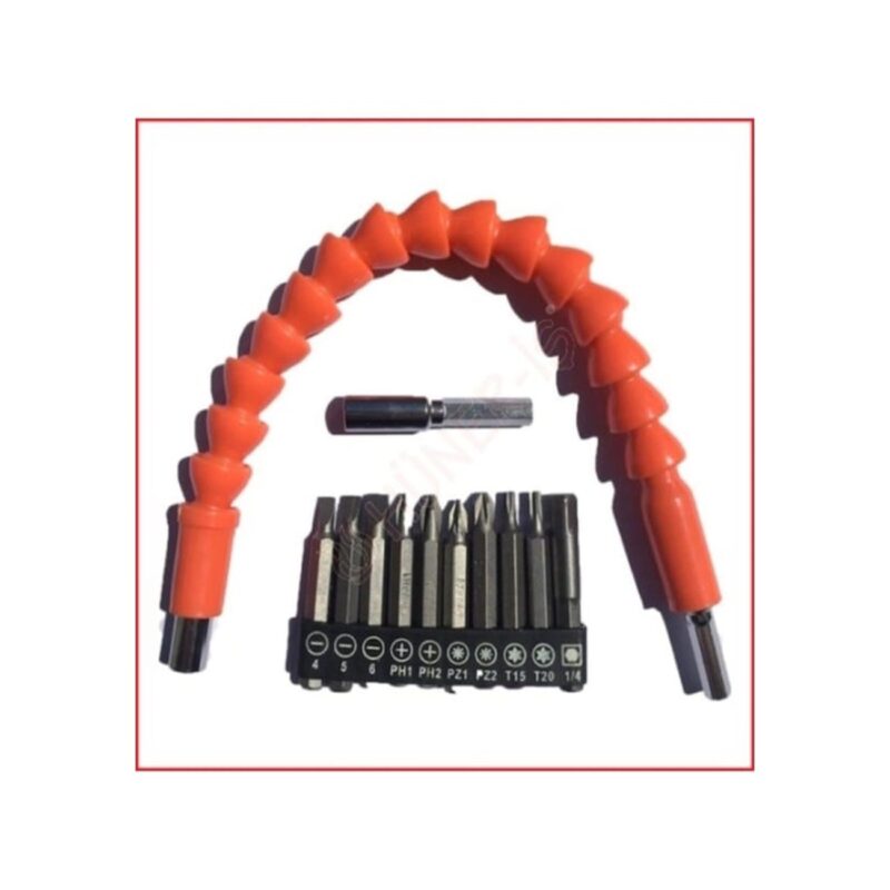 Körüklü Bükülen Bits Uzatma Matkap Ucu Bükülebilir Esnek Oynar