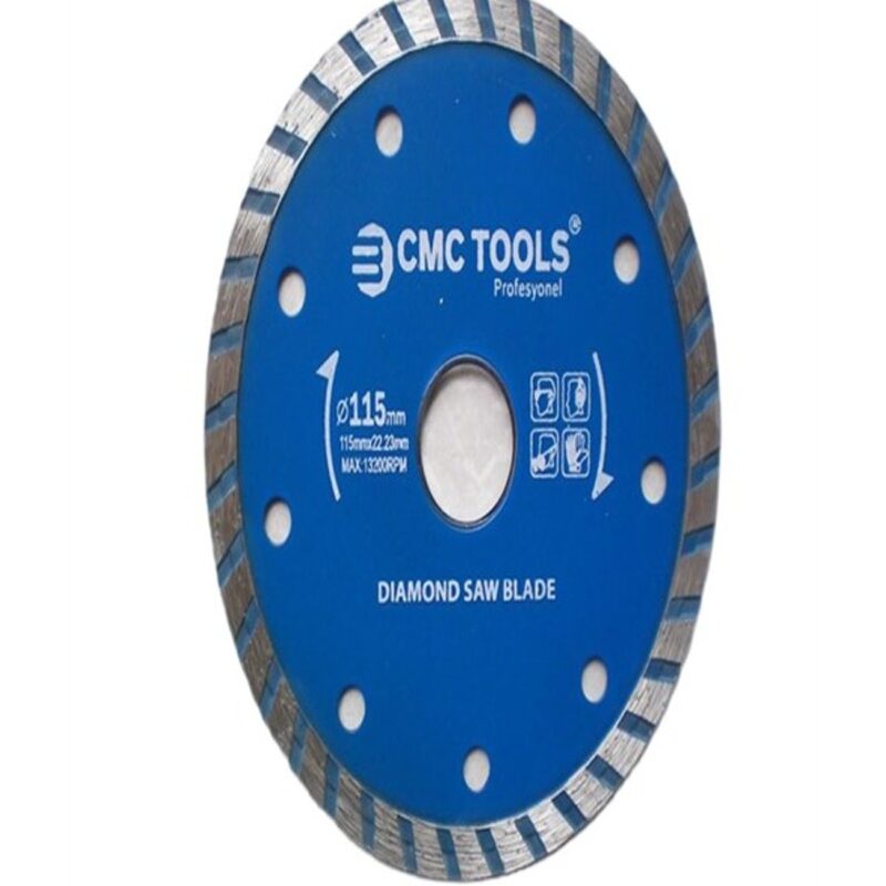 Seramik Granik TURBO ELMAS TESTERE KESİCİ CMC 115mm kot 6040