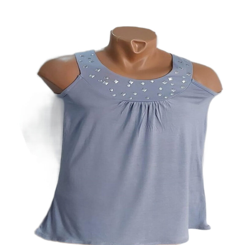 kolsuz gri bayan tişort tü beden S