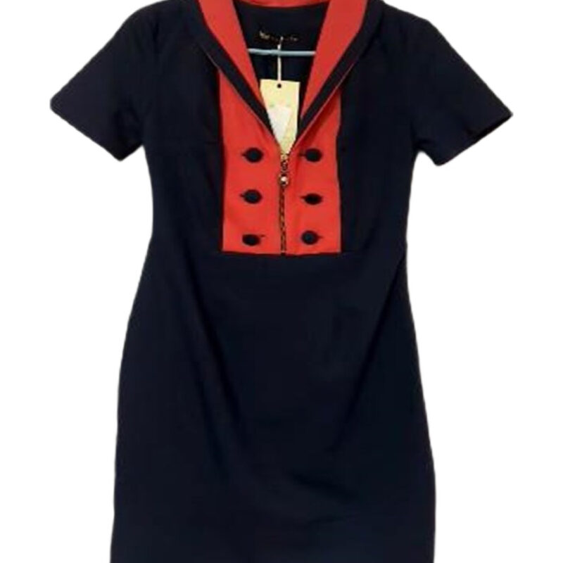 dar kesim  yandan fermarlı siyah şık elbise beden 36 boy 85 cm