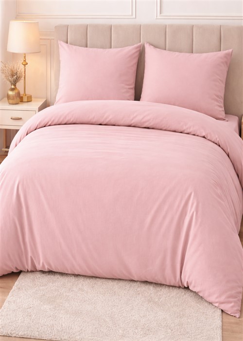 More Home  Çift Kişilik Nevresim Seti  İkinci Kalite   gül kurusu  Outlet