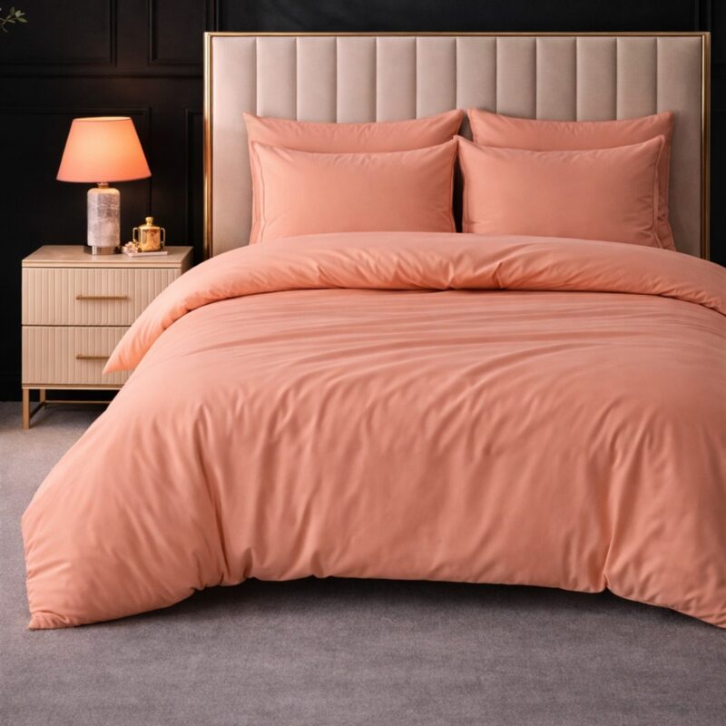 More  Home  Tek Kişilik Lastikli Çarşaf  Nevresim Takımı  İkinci Kalite Somon  Outlet