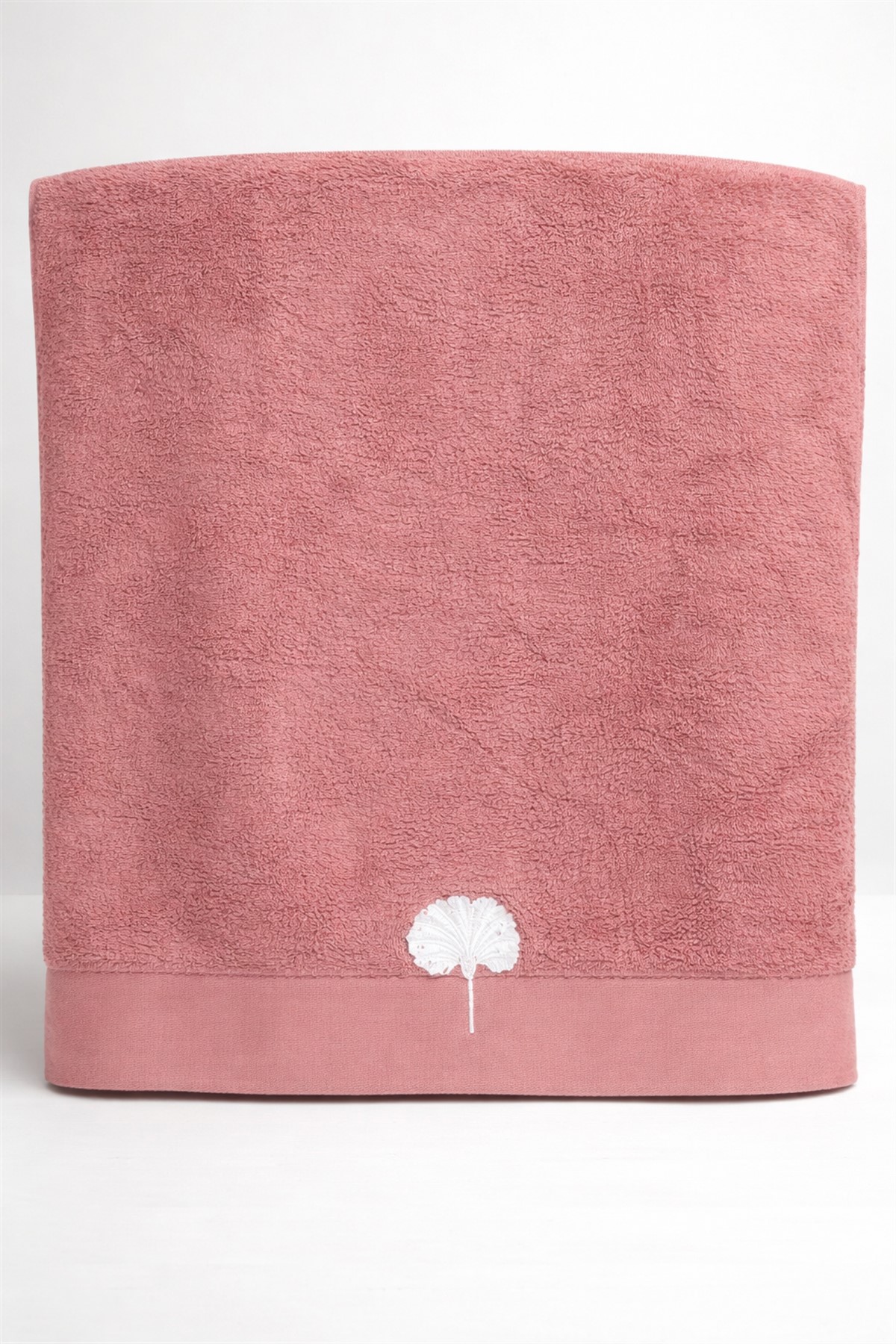 More Home Plaş Havlusu Doğal Bambu 70 x 140 Mürdüm